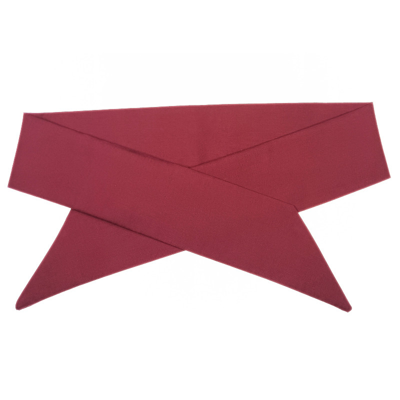 Plain Wine Self Tie Headband