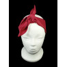 Plain Wine Self Tie Headband