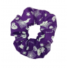 Glow in the Dark Purple Halloween Scrunchie