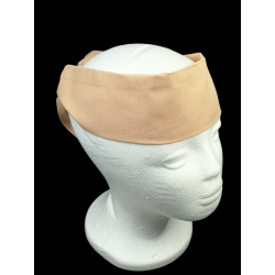 Plain Beige Self Tie Headband