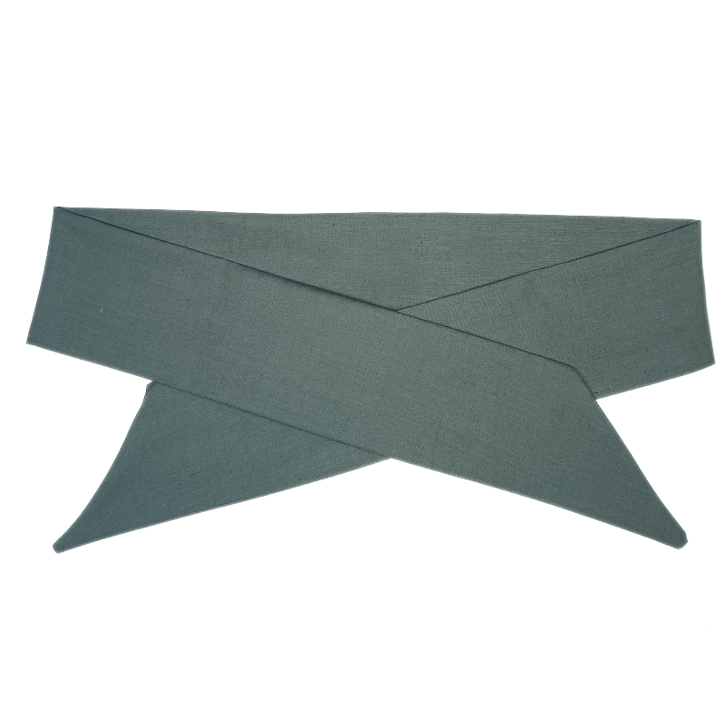 Plain Dark Grey Self Tie Headband