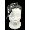 Glow in the Dark Halloween Witches Hats Self Tie Headband