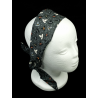 Glow in the Dark Halloween Witches Hats Self Tie Headband