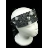 Glow in the Dark Halloween Grey Floral Cobwebs Self Tie Headband