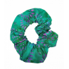 Teal Batik Scrunchie