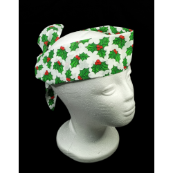 Christmas Holly Self Tie Headband