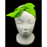 Plain Lime Green Self Tie Headband