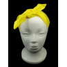Plain Yellow Self Tie Headband