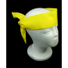 Plain Yellow Self Tie Headband
