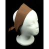 Plain Brown Self Tie Headband