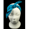 Plain Teal Self Tie Headband