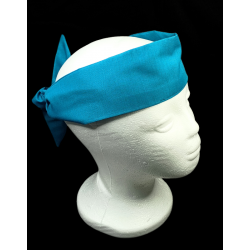 Plain Teal Self Tie Headband