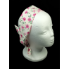 Cream & Pink Floral Self Tie Headband