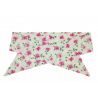Cream & Pink Floral Self Tie Headband