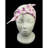 Lilac Floral Self Tie Headband