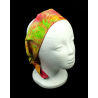 Yellow, Green & Red Batik Self Tie Headband