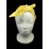 Yellow Honeycomb Bees Self Tie Headband