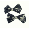 Glow in the Dark Black Unicorn Hair Bows