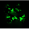Glow in the Dark Black Unicorn Hair Bows