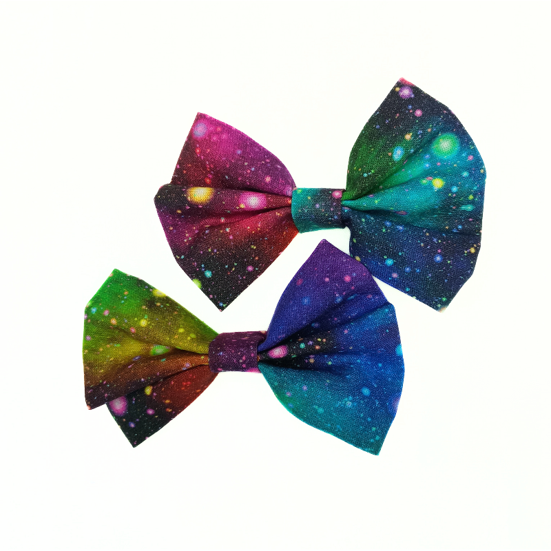 Dark Galaxy Hair Bows