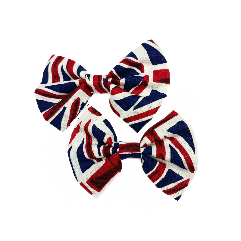 Union Jack Hair Bows