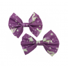 Glow in the Dark Purple Berry Unicorn Hair Bows