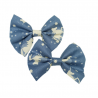 Glow in the Dark Blue Unicorn Hair Bows