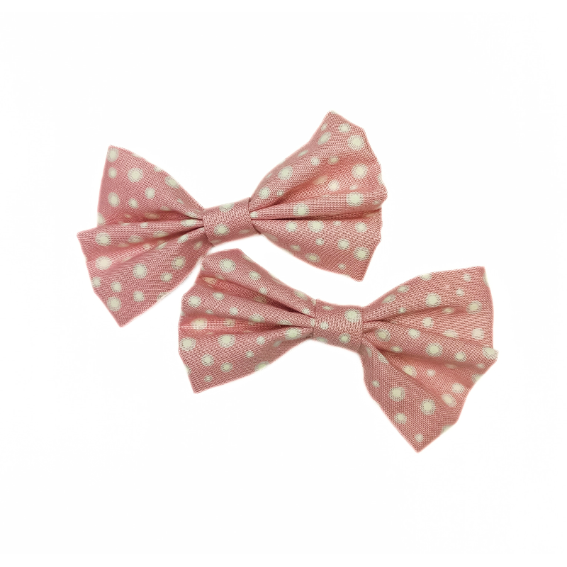 Glow in the Dark Pink Fairy Dust Hair Bows