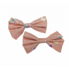 Glow in the Dark Pink Butterfly Hair Bows