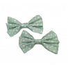 Glow in the Dark Mint Fairy Dust Hair Bows