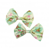 Cream Tea Party Hair Bow