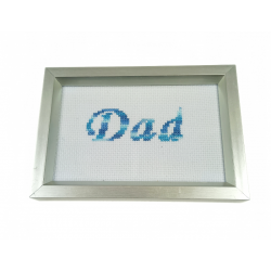 Framed Cross Stitch - Dad