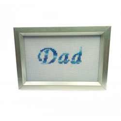 Framed Cross Stitch - Dad
