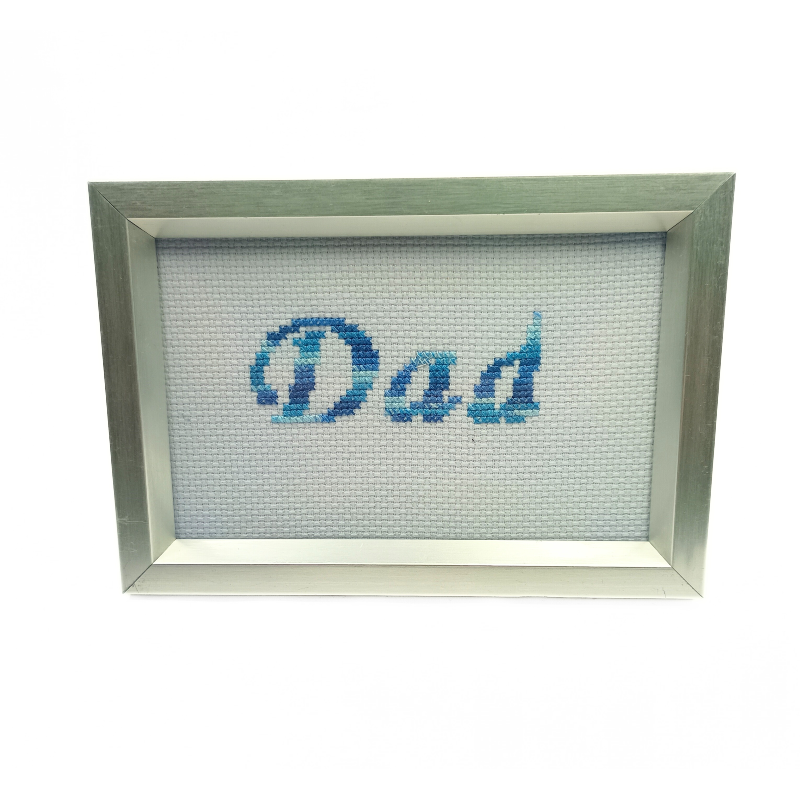 Framed Cross Stitch - Dad