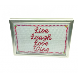 Framed Cross Stitch - Live...