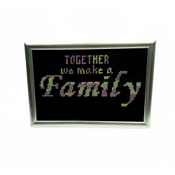 Framed Cross stitch -...