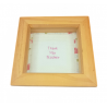 Framed Cross stitch - Thank You Teacher - Pink