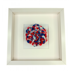 Red, Blue & White Flower...