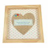 Framed Cross stitch - Thank You Teaching Assistant - Pink Flower