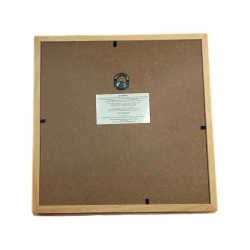 Framed Cross stitch - Thank You Teaching Assistant - Pink Flower