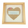 Framed Cross stitch - Thank You Teaching Assistant - Pink Dots