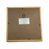 Framed Cross stitch - Thank You Teaching Assistant - Pink Dots