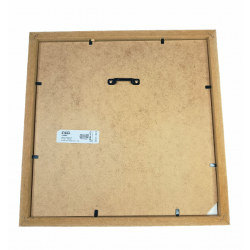 Teal Fabric Flower Framed Picture