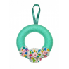 12cm Wool Wreath - Mint Heart