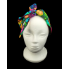 Halloween Rainbow Pumpkin Self Tie Headband