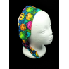 Halloween Rainbow Pumpkin Self Tie Headband