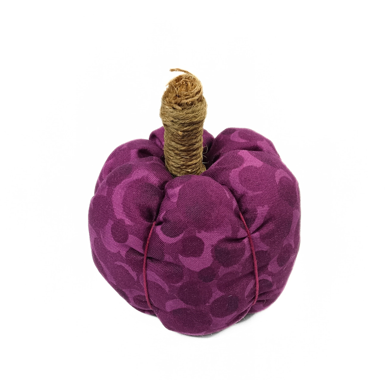 Aubergine Scented Fabric Pumpkin