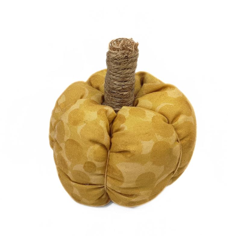 Mustard Yellow Scented Fabric Pumpkin