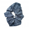 Grey Marble & Sparkle Scrunchie