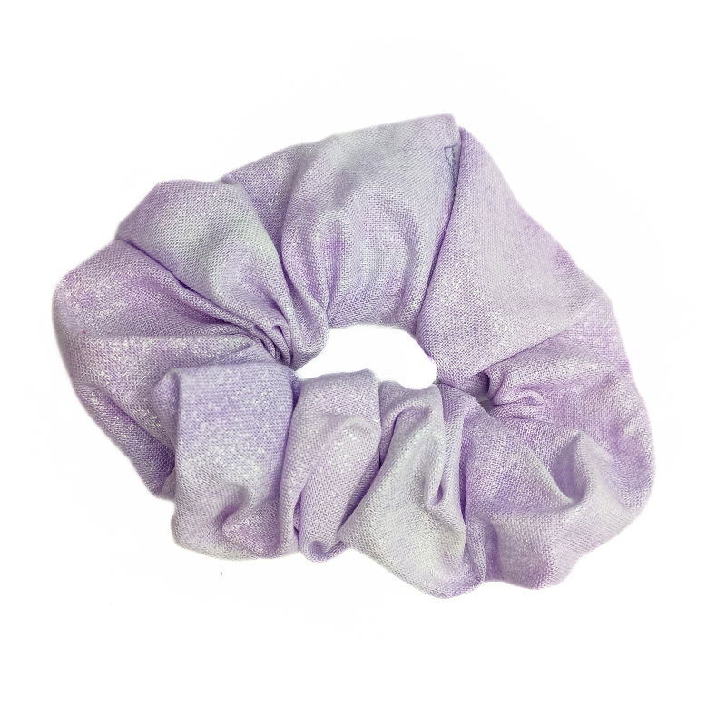 Lilac Marble & Sparkle Scrunchie